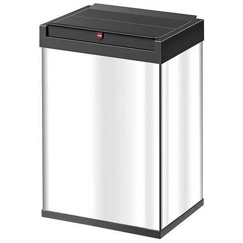 Afbeelding laden in galerijviewer, Hailo prullenbak met tuimeldeksel 8401110 zilver big-box swing l
