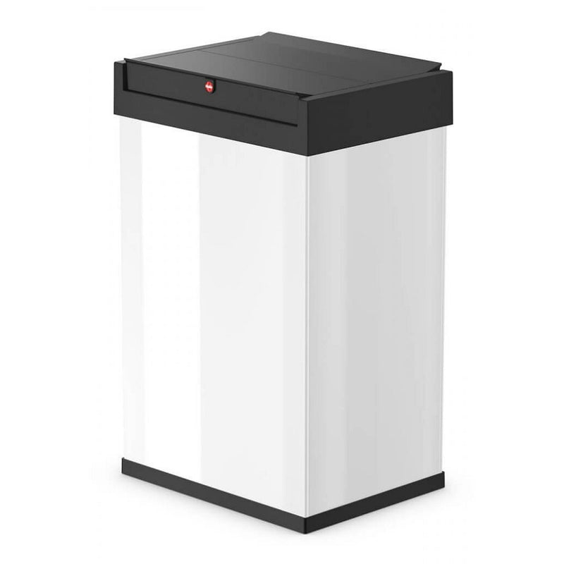 Afbeelding laden in galerijviewer, Hailo prullenbak met tuimeldeksel 8401310 wit big-box swing l
