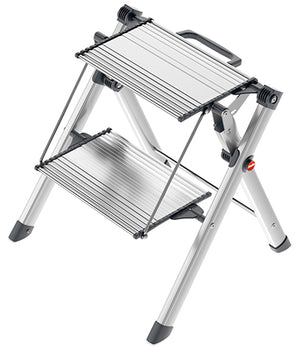 Hailo 4310-100 mk80 comfortline aluminium 2 vouwtreden