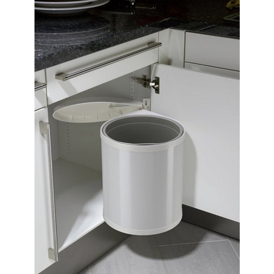 Hailo 3555-001 compact-box m prullenbak 15l wit