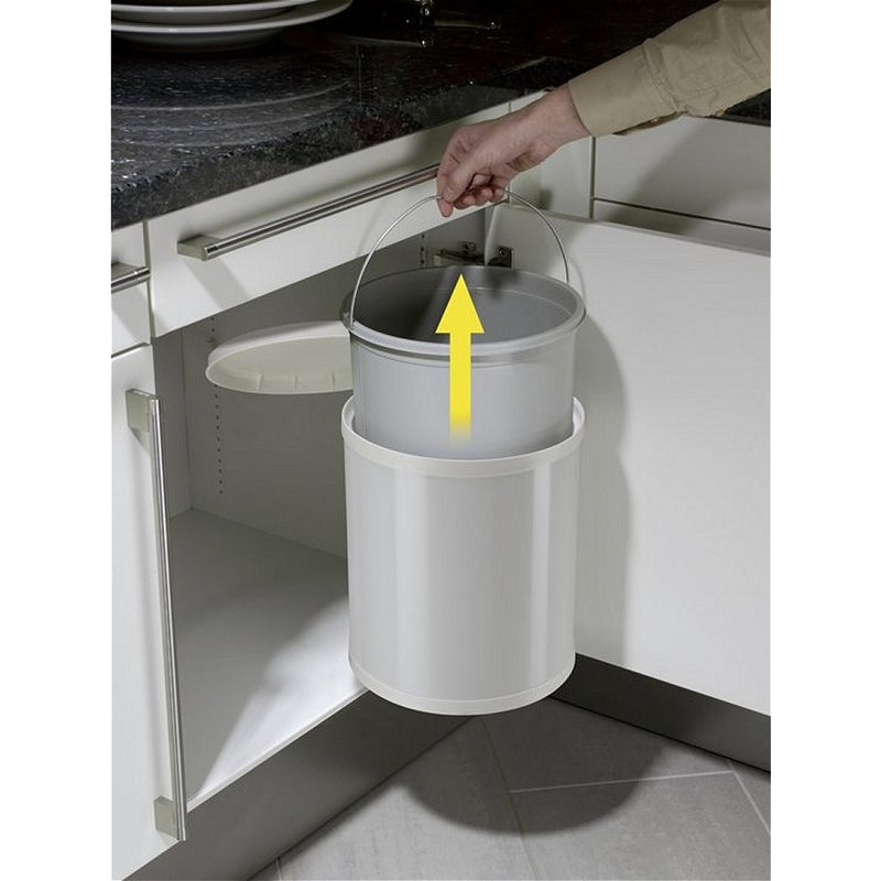 Afbeelding laden in galerijviewer, Hailo 3555-001 compact-box m prullenbak 15l wit
