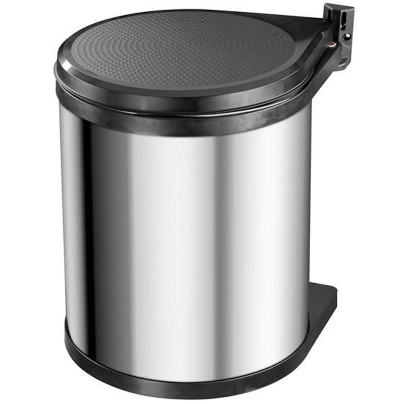 Afbeelding laden in galerijviewer, Hailo 3555-101 compact-box m prullenbak 15l zilver zwart
