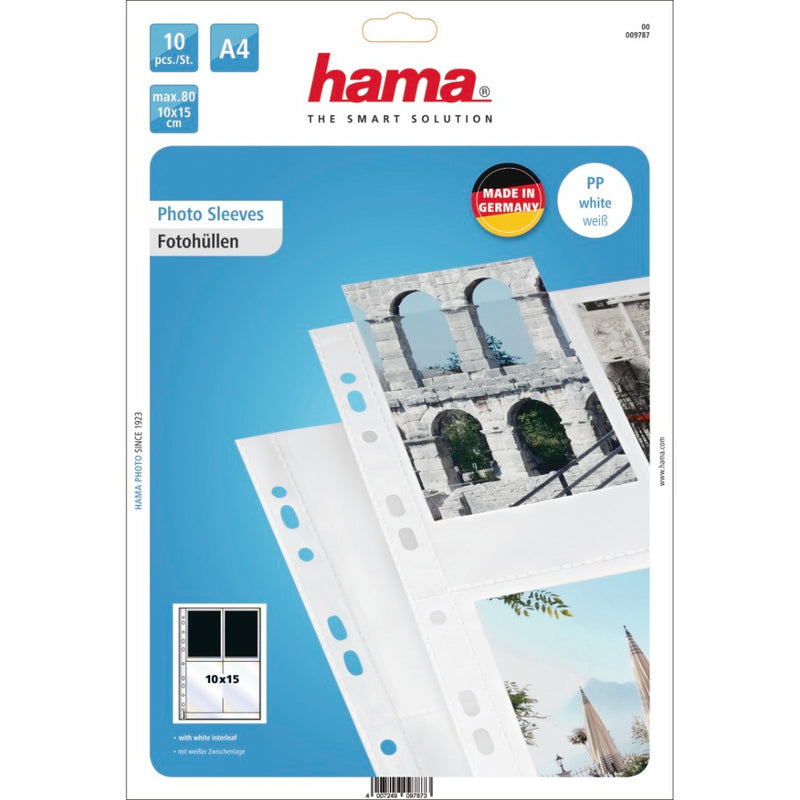 Afbeelding laden in galerijviewer, Hama fotohoezen 10x15cm wit 10stuks
