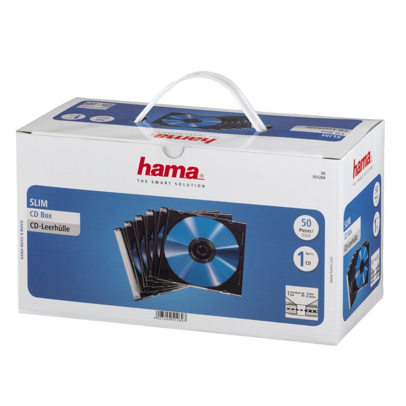Afbeelding laden in galerijviewer, Hama cd slim box 50p.

