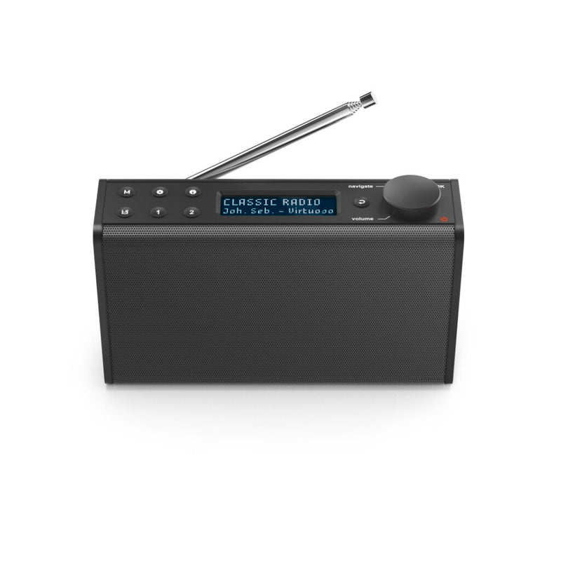 Afbeelding laden in galerijviewer, Hama digitale radio dr7usb fm dab dab+ werkt op batterijen
