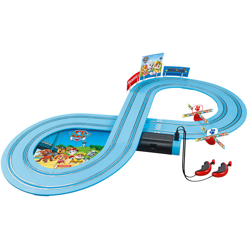 Afbeelding laden in galerijviewer, Carrera first paw patrol racebaan + 2 auto's en 2 controllers 240 cm
