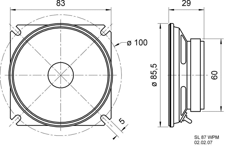 Afbeelding laden in galerijviewer, Visaton vs-sl87wpm 4 inbouw speaker
