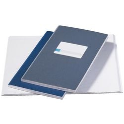 Registers a1012-236 80 g m2 16,5x21cm blauw etiket 60vel