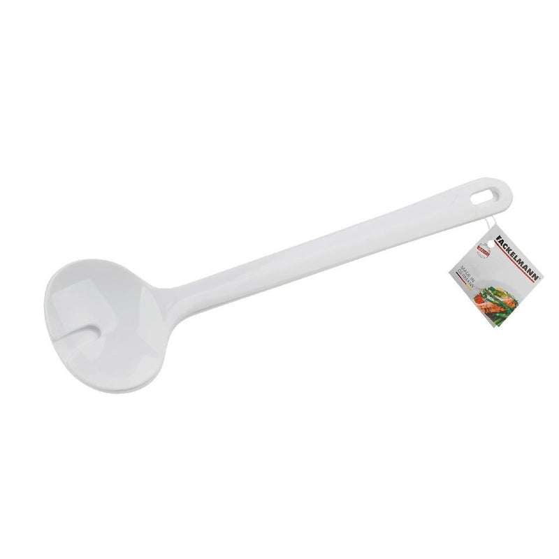 Afbeelding laden in galerijviewer, Fackelmann basic saladeset 26 cm wit san kunstof 2 stuks

