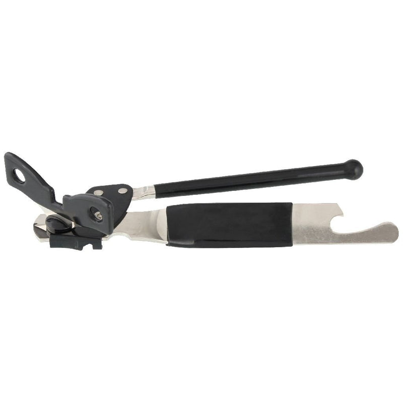 Afbeelding laden in galerijviewer, Fackelmann basic blik- en flesopener 15 cm zilver zwart
