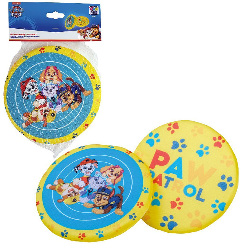 Afbeelding laden in galerijviewer, Paw patrol spons frisbee 19 cm geel blauw
