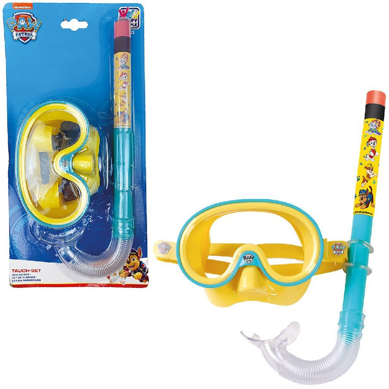 Afbeelding laden in galerijviewer, Paw patrol kinder snorkelset blauw geel
