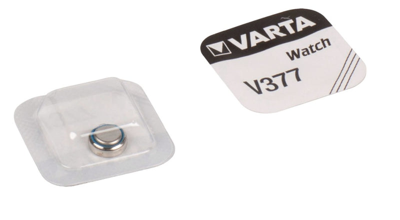 Afbeelding laden in galerijviewer, Varta v377 knoopcel batterij zilver
