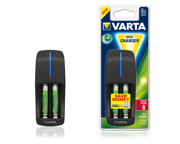 Afbeelding laden in galerijviewer, Varta mini charger 800 mah batterijlader
