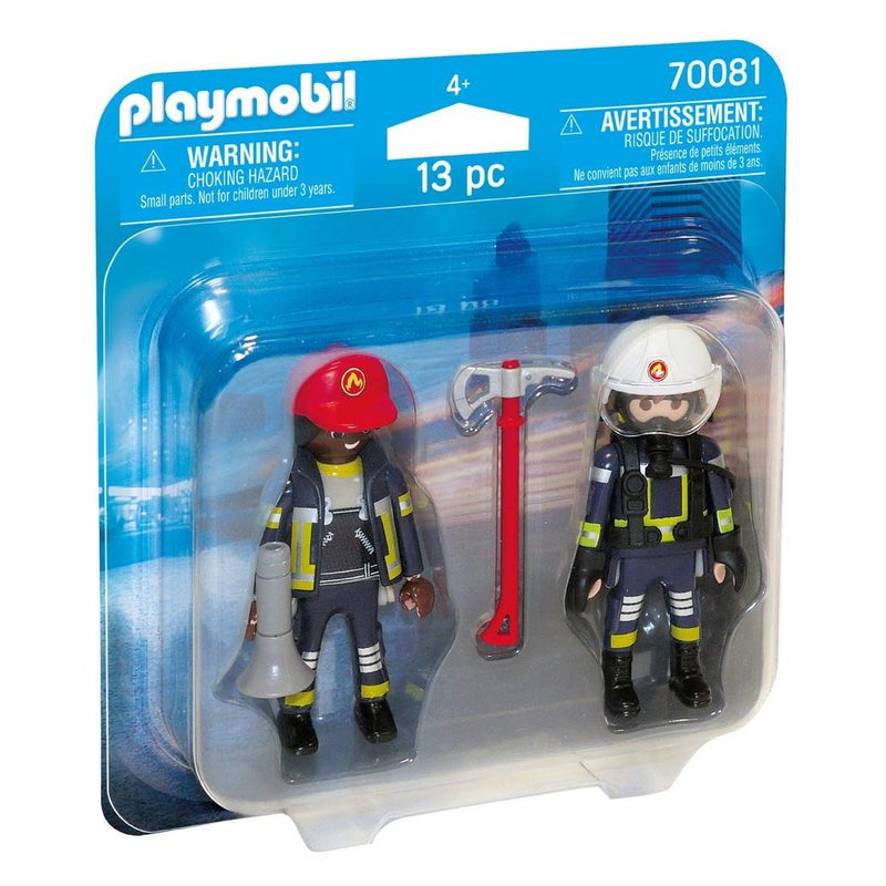 Afbeelding laden in galerijviewer, Playmobil 70081 Duo Pack Brandweerlui
