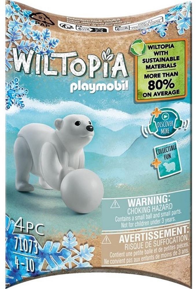 Afbeelding laden in galerijviewer, Playmobil wiltopia baby ijsbeer - 71073
