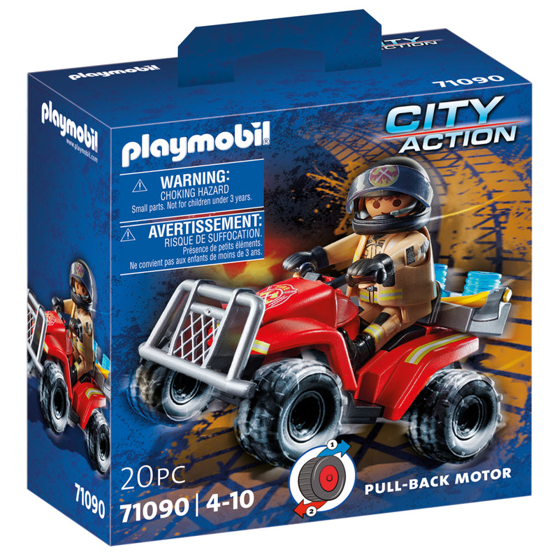 Afbeelding laden in galerijviewer, Playmobil City Action Brandweer Speed Quad 71090
