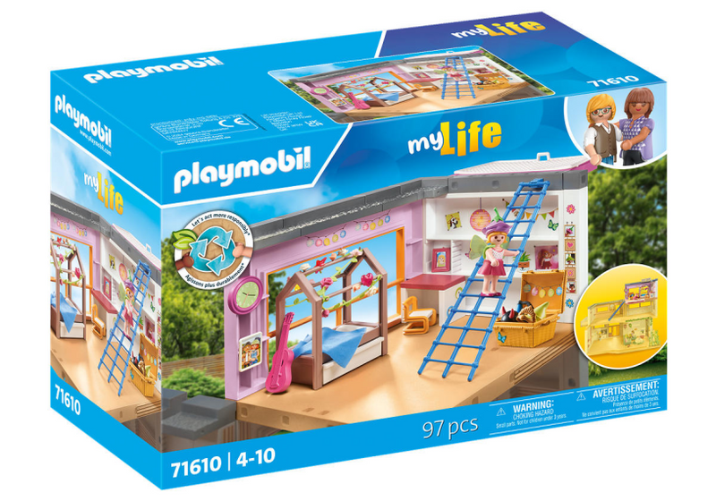Afbeelding laden in galerijviewer, Playmobil my life kinderkamer - 71610
