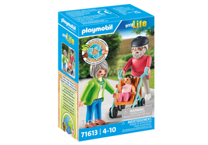 Playmobil my life grootouders met baby