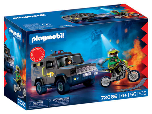 Playmobil city action swat tactisch voertuig