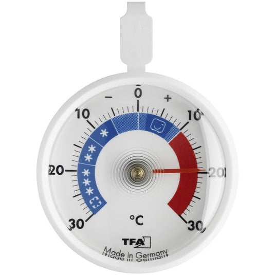 Tfa dostmann koelkast diepvriesthermometer wit ã˜7,2cm