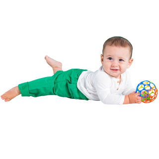 Oball classic babybal multicolor - - vanaf 0 maanden