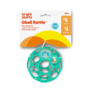 Afbeelding laden in galerijviewer, Oball rattle easy grip groen | 3 stuks
