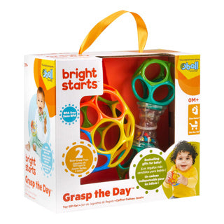 Afbeelding laden in galerijviewer, Oball cadeauset grasp the day - - vanaf 3 maanden
