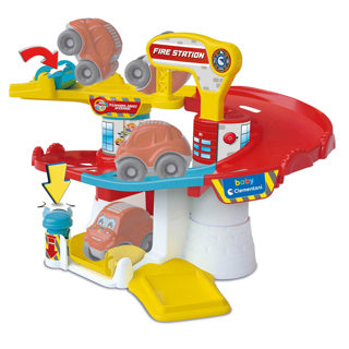 Afbeelding laden in galerijviewer, Clementoni baby garage brandweerkazerne licht en geluid
