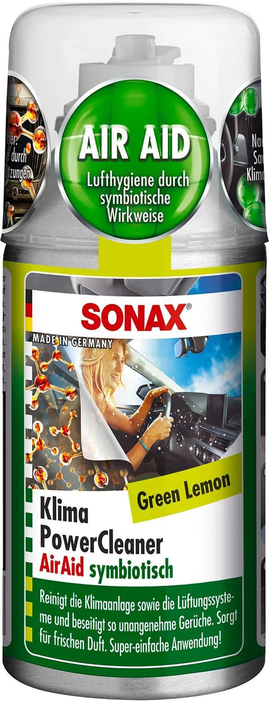 Sonax airco-reiniger klimapowercleaner airaid ac cleaner green lemon 100ml