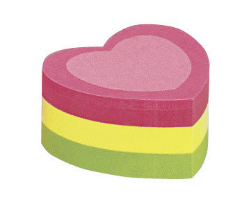Afbeelding laden in galerijviewer, Info notes in-5840-39 info shaped sticky notes 50x50mm hart 225 vel
