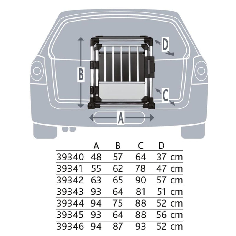 Afbeelding laden in galerijviewer, Trixie transportbench l aluminium
