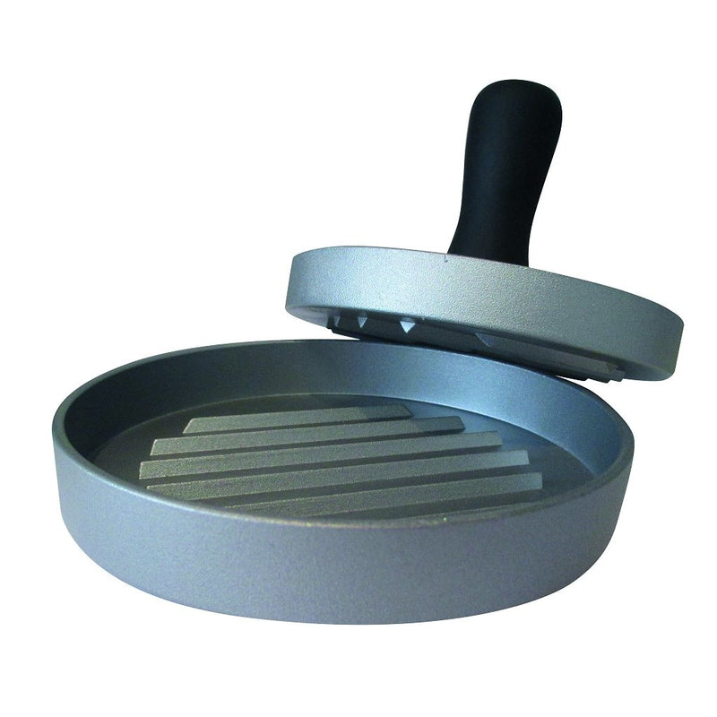 Afbeelding laden in galerijviewer, Tepro 8564 hamburgerpers gegoten aluminium zilver
