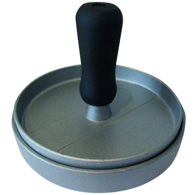 Afbeelding laden in galerijviewer, Tepro 8564 hamburgerpers gegoten aluminium zilver
