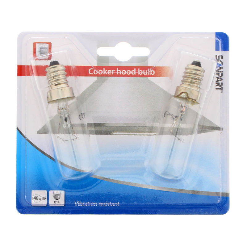 Afbeelding laden in galerijviewer, Scanpart afzuigkaplamp e14 40w t25 2-pa
