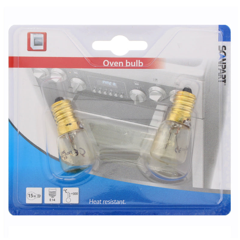 Afbeelding laden in galerijviewer, Scanpart ovenlamp e14 15w 300gr buis a2
