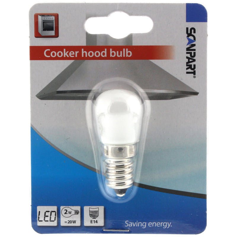 Afbeelding laden in galerijviewer, Scanpart afzuigkaplamp e14 20w led t26
