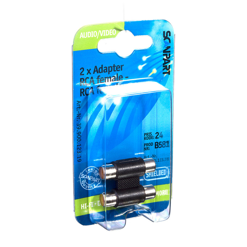 Afbeelding laden in galerijviewer, Scanpart adapter 2tulp(f)-(f)
