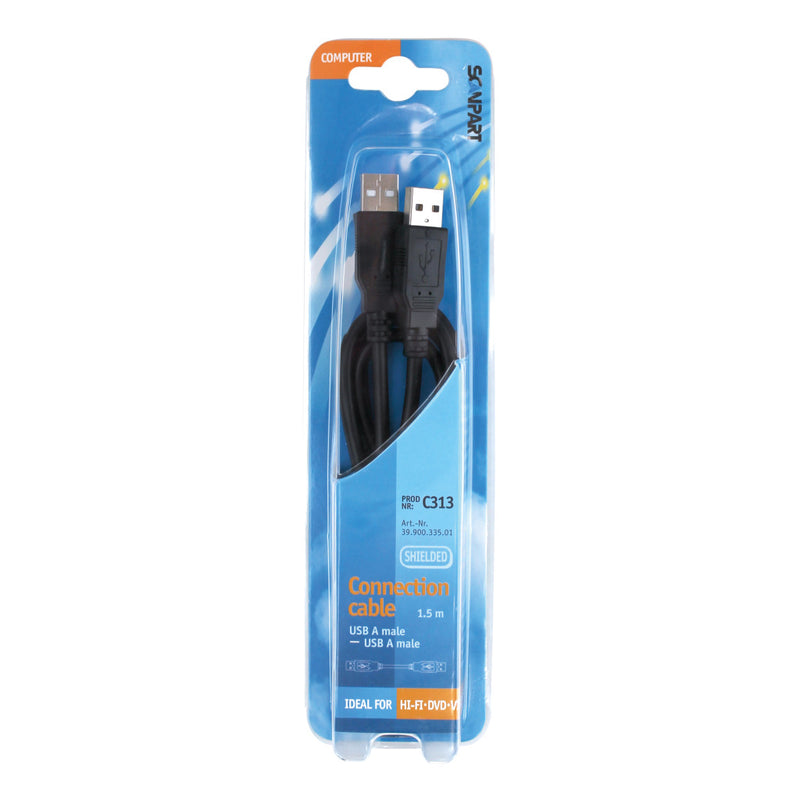 Afbeelding laden in galerijviewer, Scanpart c313 usb kabel a(m)-a(m) 1.5m
