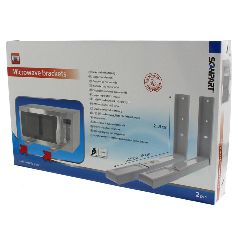 Afbeelding laden in galerijviewer, Scanpart magnetron steunen wit

