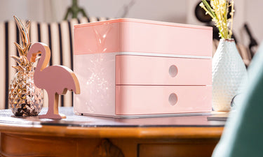 Han ha-1100-86 smart-box plus allison 2 lades en box flamingo roze