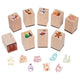 Houten stempels kerst. 8 motieven. 3+ | 48 stuks