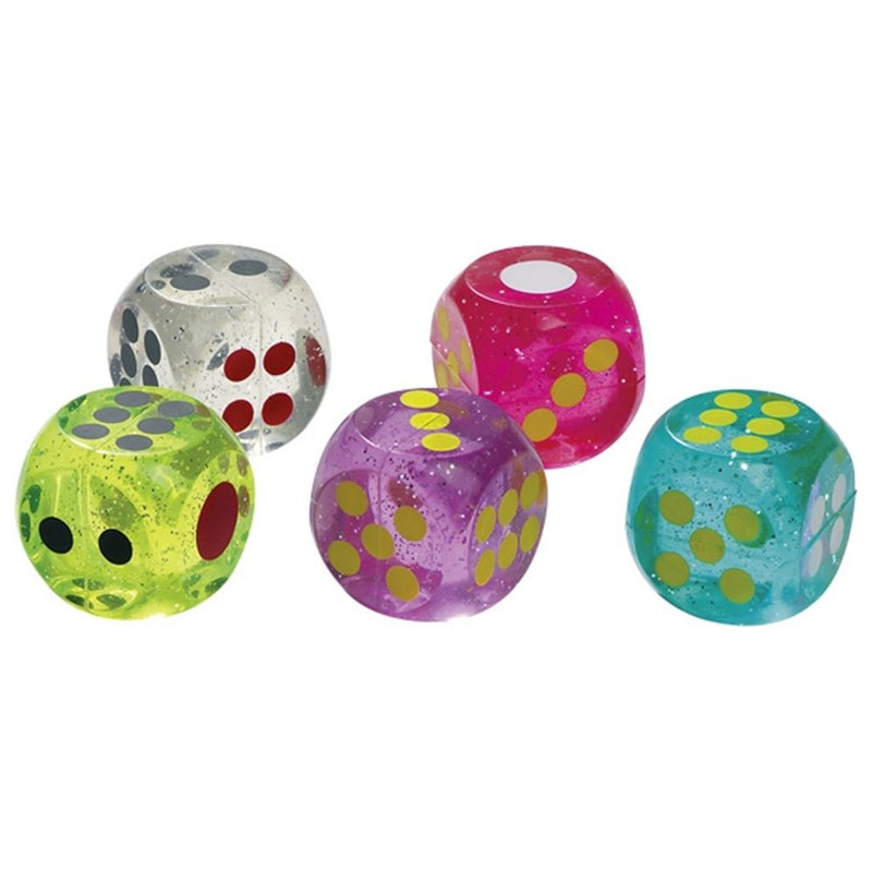 Afbeelding laden in galerijviewer, Goki stuiterbal - dobbelstenen. 4x4x4 cm. 5 k
