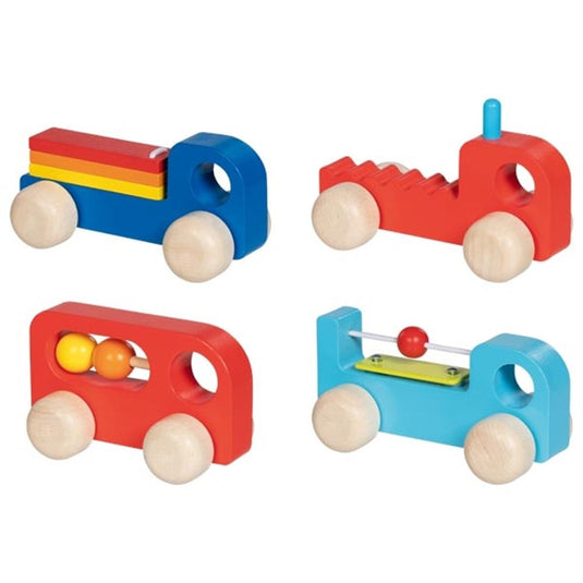 Goki houten voertuig met geluid