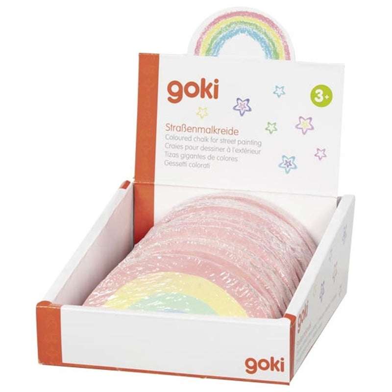Afbeelding laden in galerijviewer, Goki stoepkrijt regenboog
