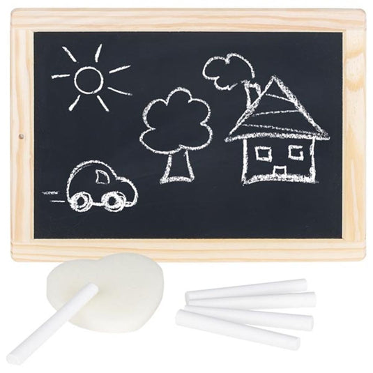 Goki leisteen met houten frame. 7 delig. 3+