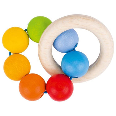 Goki houten grijppring regenboog