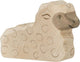 Holztiger lam, liggend. 6 cm.