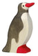Holztiger pinguïn. 6 cm.