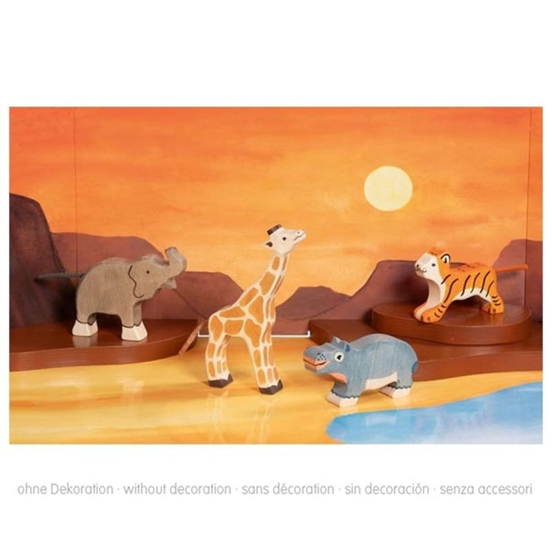 Afbeelding laden in galerijviewer, Holztiger wilde dieren. 4 delig. 3+

